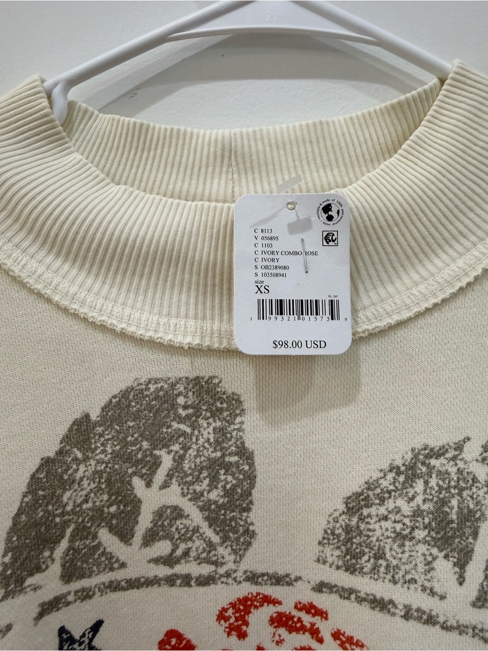 NWT We the Free Palm Springs Pullover - XS - Picture 4 of 5